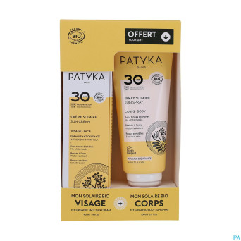 Patyka coffret solaire spf30 2 prod.