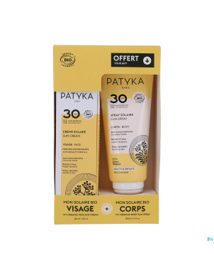 Patyka coffret solaire spf30 2 prod.