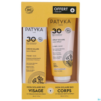 Patyka coffret solaire spf30 2 prod.