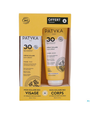 Patyka coffret solaire spf30 2 prod.