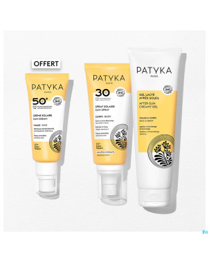 Patyka cofffet solaire spf50 2 prod.