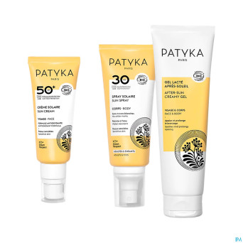 Patyka cofffet solaire spf50 2 prod.