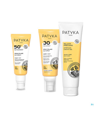 Patyka cofffet solaire spf50 2 prod.
