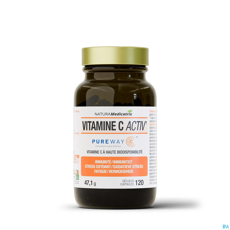 Vitamine c activ    caps 120