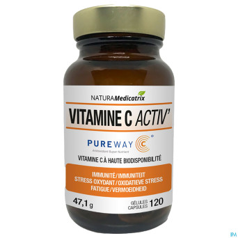 Vitamine c activ    caps 120