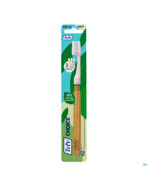 Tepe choice regular soft pink brosse dents+3 tetes