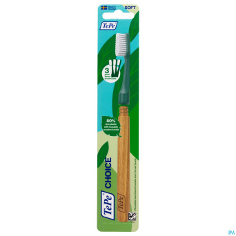 Tepe choice regular soft green brosse dents+3tetes