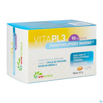 Vitapl3 phospholipides marins    caps 90