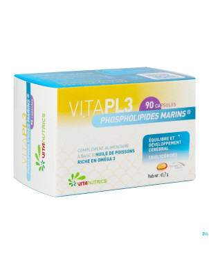 Vitapl3 phospholipides marins    caps 90