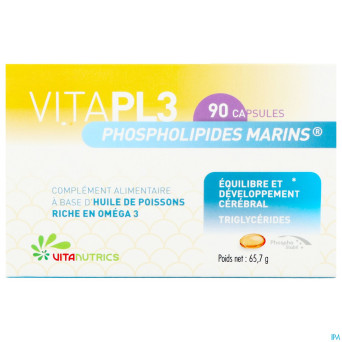 Vitapl3 phospholipides marins    caps 90