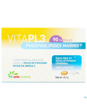 Vitapl3 phospholipides marins    caps 90