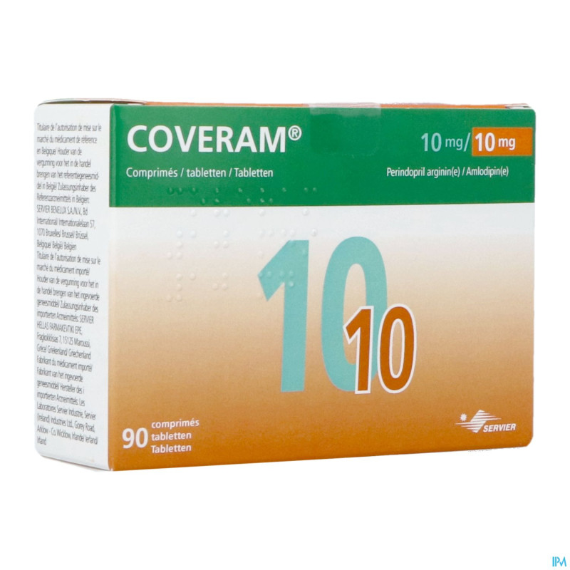 Coveram 10mg/10mg orifarm    comp 90 pip