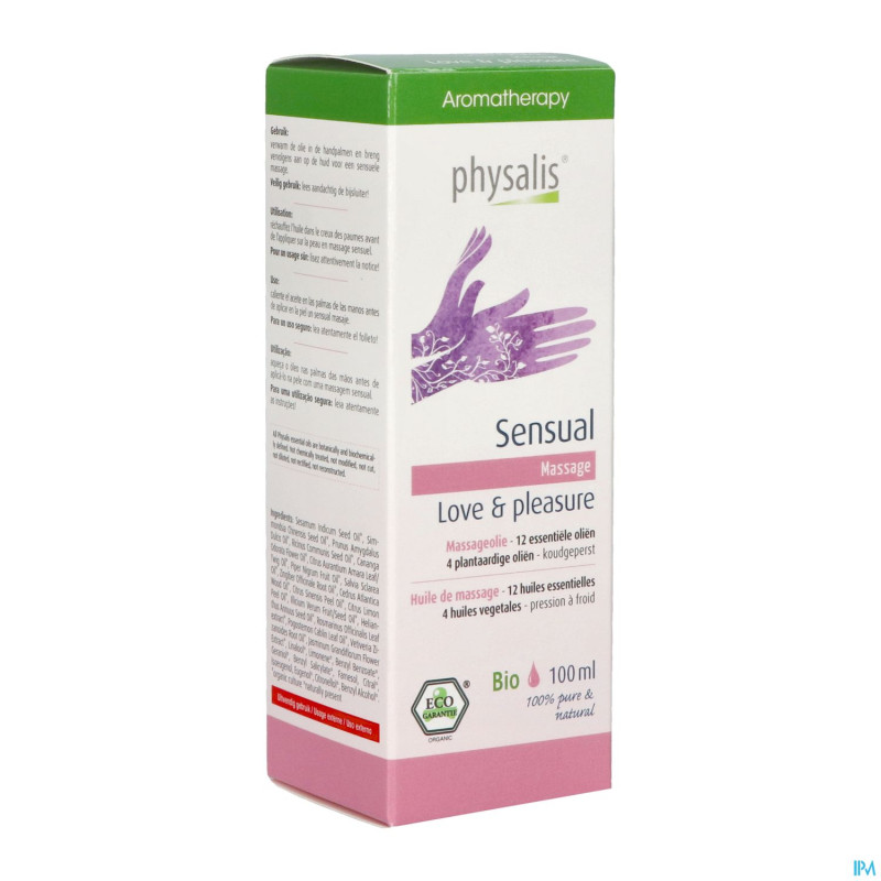 Physalis massage oil sensual    100ml nf