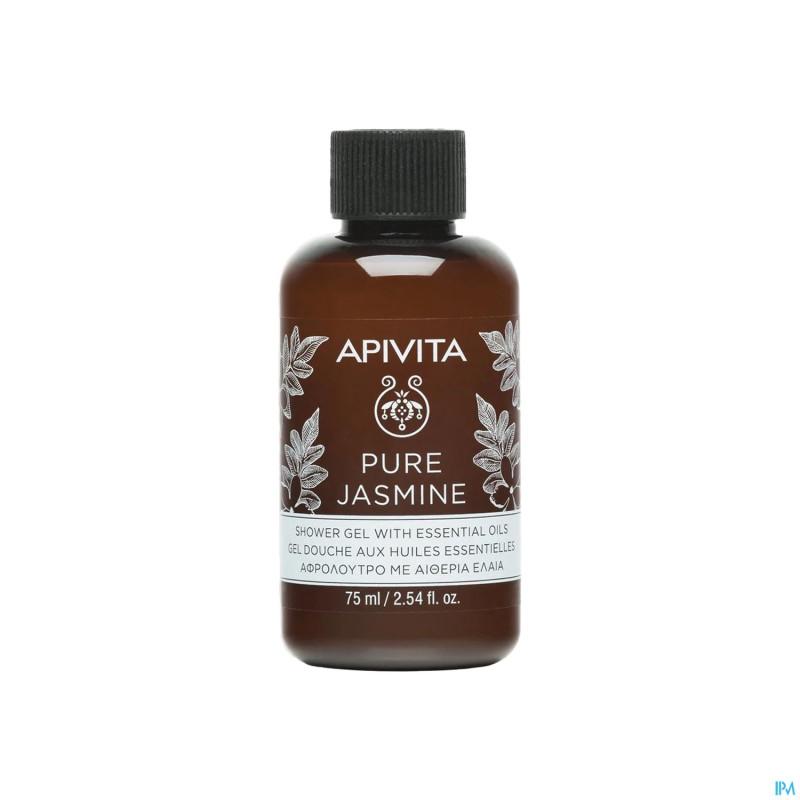 Apivita pure jasmine shower gel ess oils    75ml