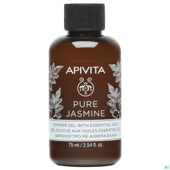 Apivita pure jasmine shower gel ess oils    75ml