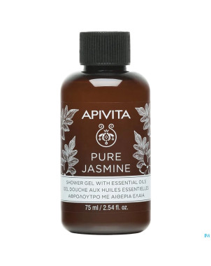 Apivita pure jasmine shower gel ess oils    75ml