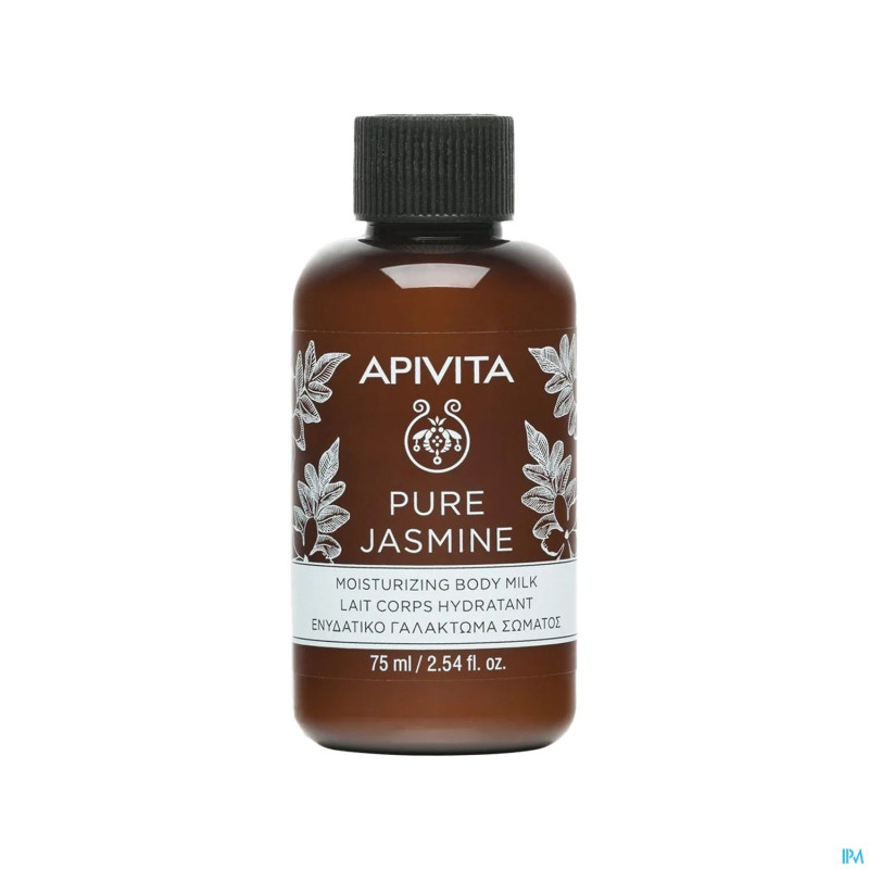 Apivita pure jasmine moisturizing body milk   75ml