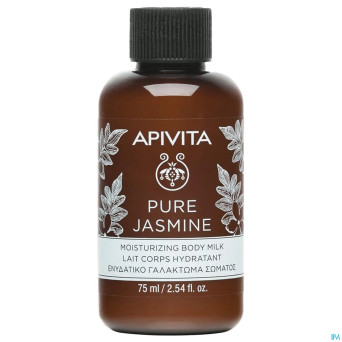 Apivita pure jasmine moisturizing body milk   75ml