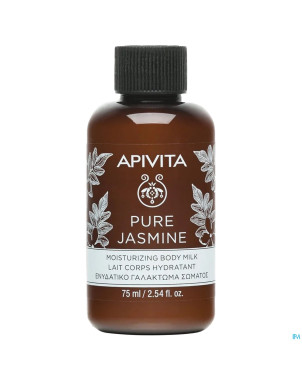 Apivita pure jasmine moisturizing body milk   75ml