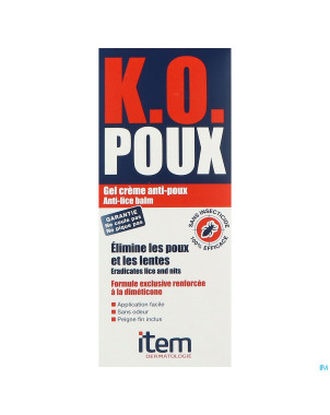 Item k.o. poux    100ml + peigne