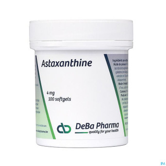 Astaxanthine 4mg  softgels 100 deba