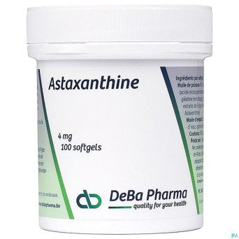 Astaxanthine 4mg  softgels 100 deba