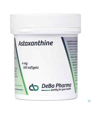 Astaxanthine 4mg  softgels 100 deba