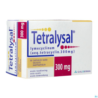 Tetralysal pi pharma 300mg    caps dur 56 pip