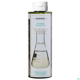 Korres kh cystine&mineraux sh a/chute homme  250ml