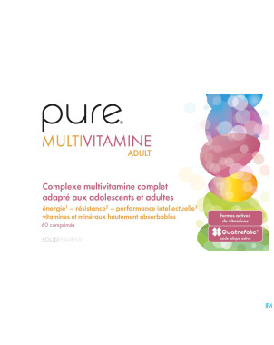 Pure multivitamine adult    comp 60