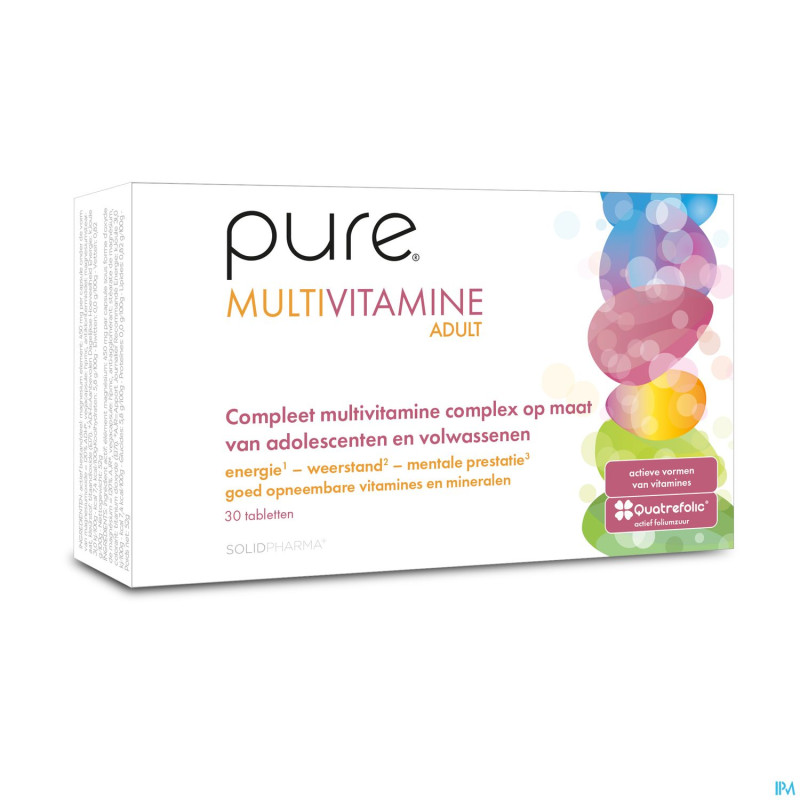Pure multivitamine adult    comp 30
