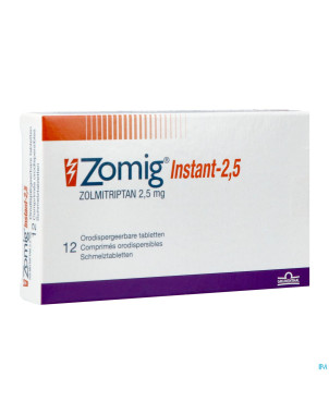 Zomig instant pi pharma 2,5mg comp orodisp. 12 pip