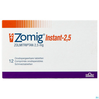 Zomig instant pi pharma 2,5mg comp orodisp. 12 pip