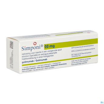 Simponi pi pharma 50mg sol inj ser prerempl. 1 pip