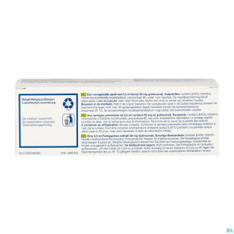 Simponi pi pharma 50mg sol inj ser prerempl. 1 pip