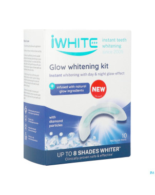 Iwhite glow whitening kit    embouts buccaux 10