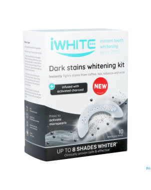 Iwhite dark stains white.kit embout.buccaux 10  nf
