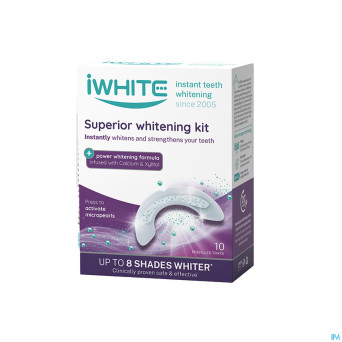 Iwhite dark stains white.kit embout.buccaux 10  nf