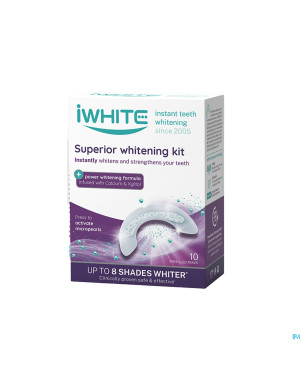 Iwhite dark stains white.kit embout.buccaux 10  nf