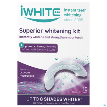 Iwhite dark stains white.kit embout.buccaux 10  nf