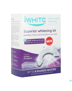 Iwhite superior whitening kit   embouts buccaux 10