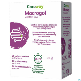 Careway macrogol 4000 10g    sach unidoses 20x20ml