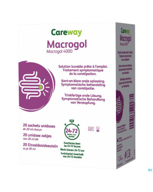 Careway macrogol 4000 10g    sach unidoses 20x20ml