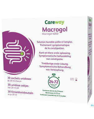 Careway macrogol 4000 10g    sach unidoses 30x20ml