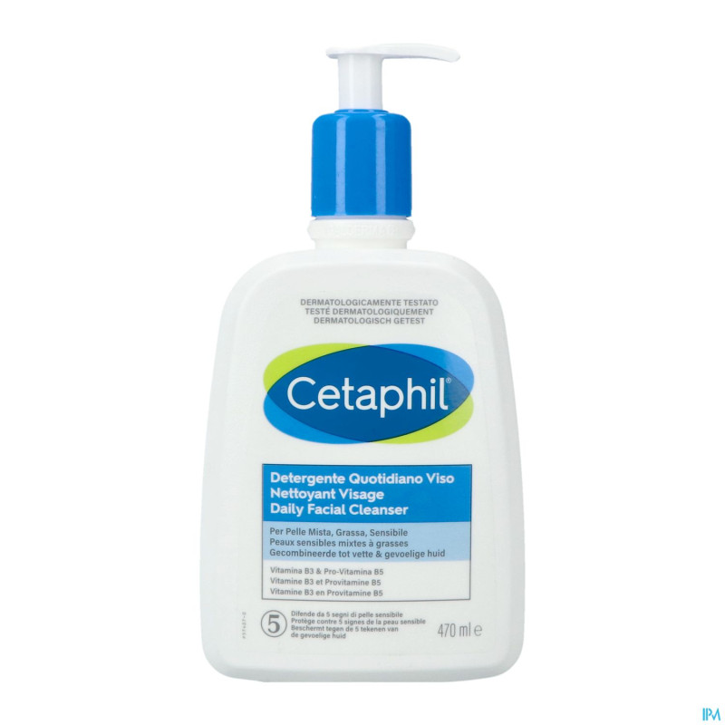 Cetaphil nettoyant visage  fl 470ml