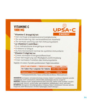 Upsa c energy 1000mg    comp efferv. 60