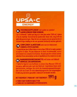 Upsa c energy 1000mg    comp efferv. 60