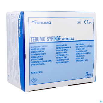 Terumo seringue 3ml + aig.21g 1 1/2 st 40x8mm  100