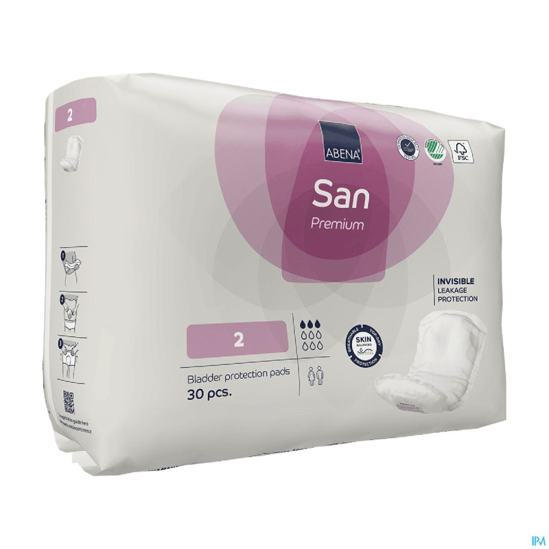Abena san premium 2 lange anatomique    30