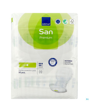 Abena san premium 4 lange anatomique    30